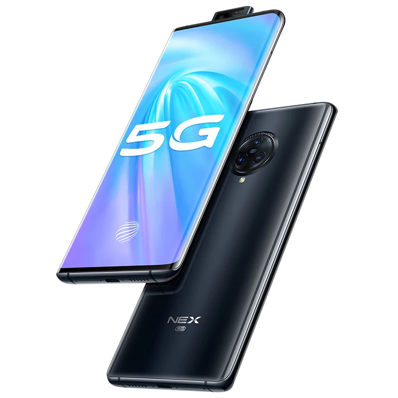 Vivo Nex 3 5G Смартфон Snapdragon 855 Plus 6,8" Super Amoled 12 Гб ОЗУ 256 Гб ПЗУ 64,0 Мп+ 16,0 Мп+ 13,0 МП+ 13,0 МП 44 Вт Супер зарядка