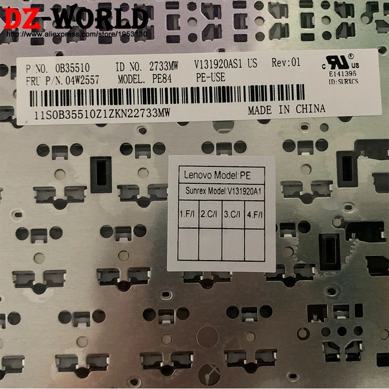 us english new keyboard for lenovo thinkpad s430 e330 e335 e430 e430c e435 e445 laptop 04w2557 free global shipping