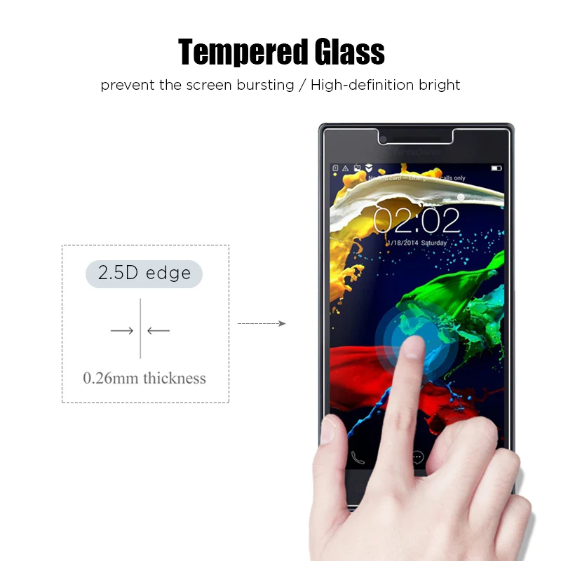Toughened Screen Protector For Lenovo Z6 Lite Zuk Z1 Z2 Plus Pro HD Tempered Glass Vibe X3 Z5 Z5s 9H | Мобильные телефоны и