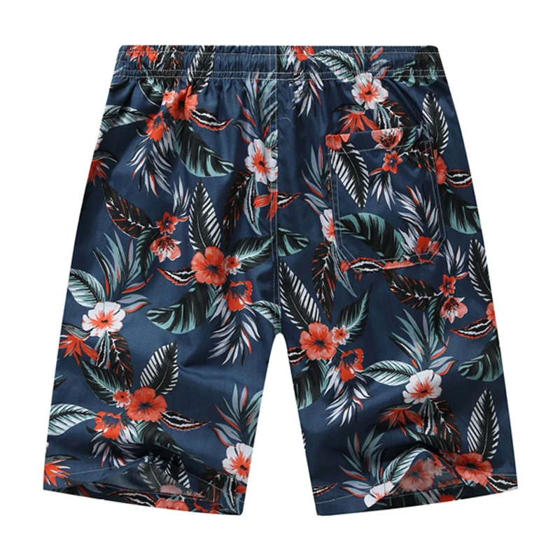 Шорты для плавания размера плюс длина до колена на завязках пляжные шорты мужчин