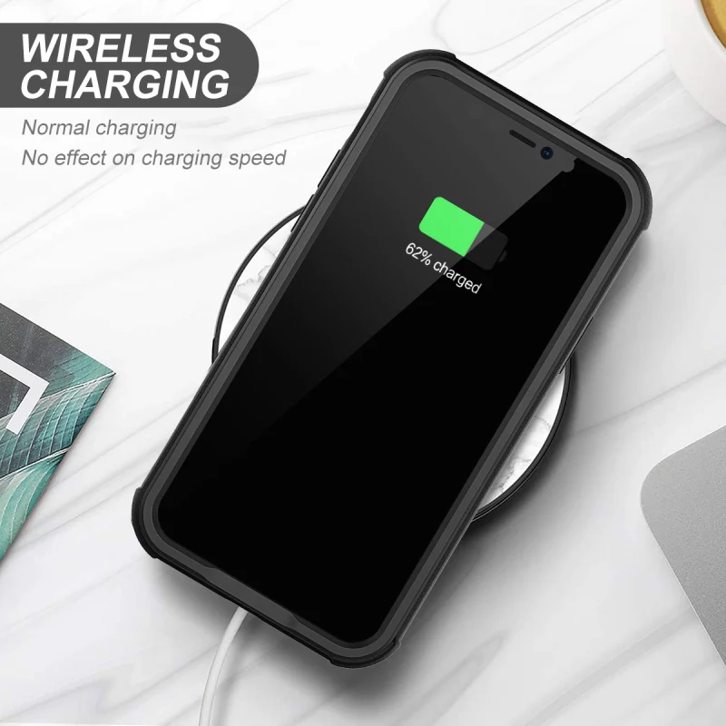 Грандевер Жесткий Чехол для iPhone 11 pro XS Max чехол с защитой экрана PC TPU силикон 360