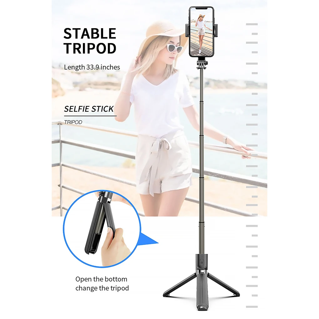 

Proker Handheld Gimbal Stabilizer Mobile Phone Selfie Stick Holder Adjustable Selfie Stand For iPhone/Android L08
