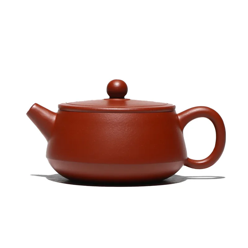 

Small Dahongpao pillared teapot purple clay teapot raw ore handmade Teapot Tea Set Gift
