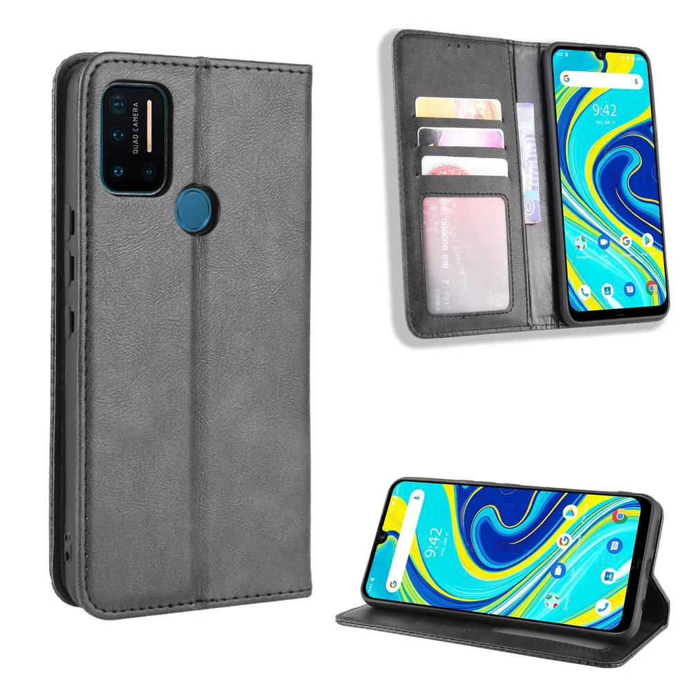 for umidigi a9 pro case luxury leather flip cover funda with stand card slot phone case for umidigi a9pro without magnets coque free global shipping