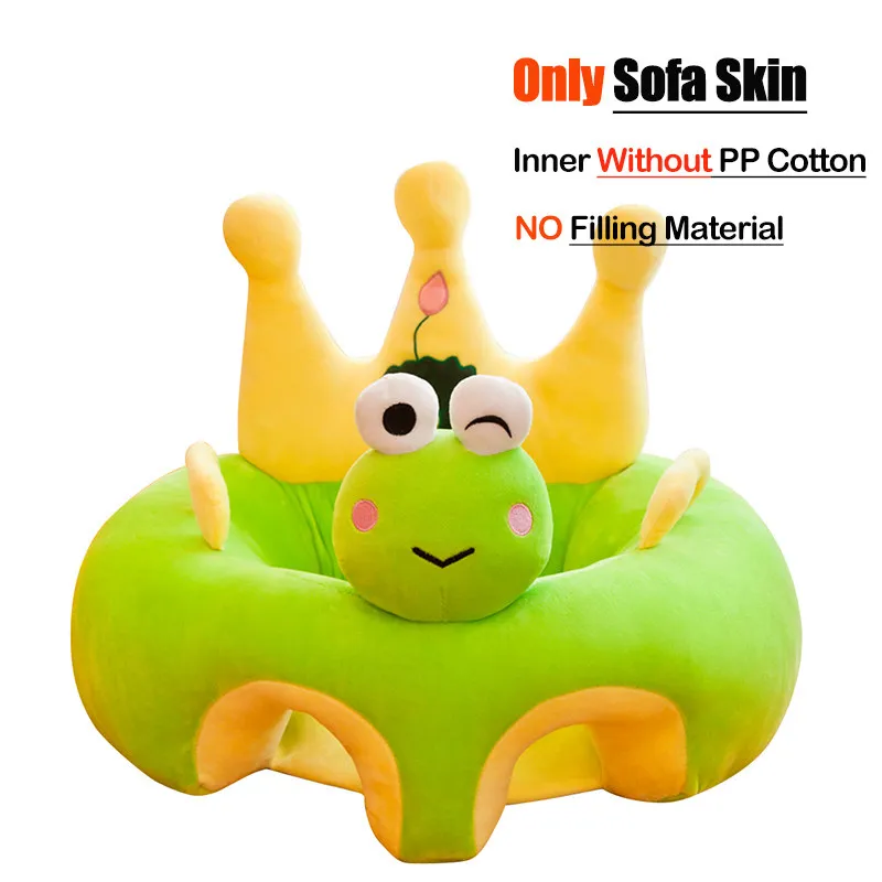2 Baby Sofa Support Seat Cover Learning To Sit Seat Feeding Chair Cover Kids Sofa Skin for Infant Toddler Nest Puff Without Cotton - Цвет: 2