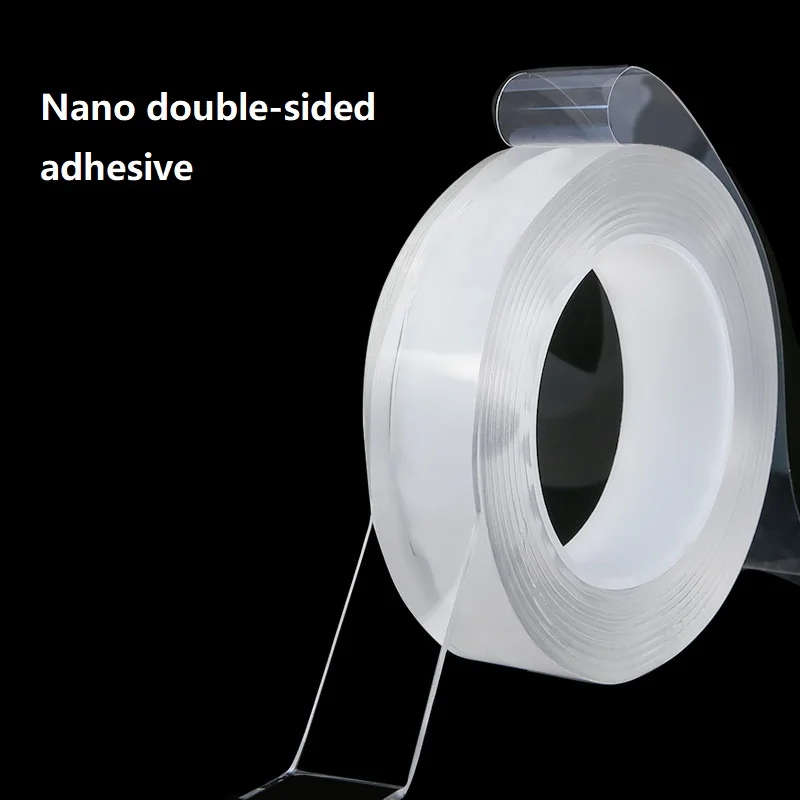 

Double-sided Nano Magic Tape Reusable Strong Malleability Transparent Waterproof Without Trace Nano Tape 1M/2M/3M/5M/10M