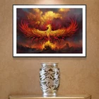 Vesteen 5D алмазная живопись своими руками птица Феникс Вышивка полная круглая дрель ручная работа для украшения дома настенный подарок