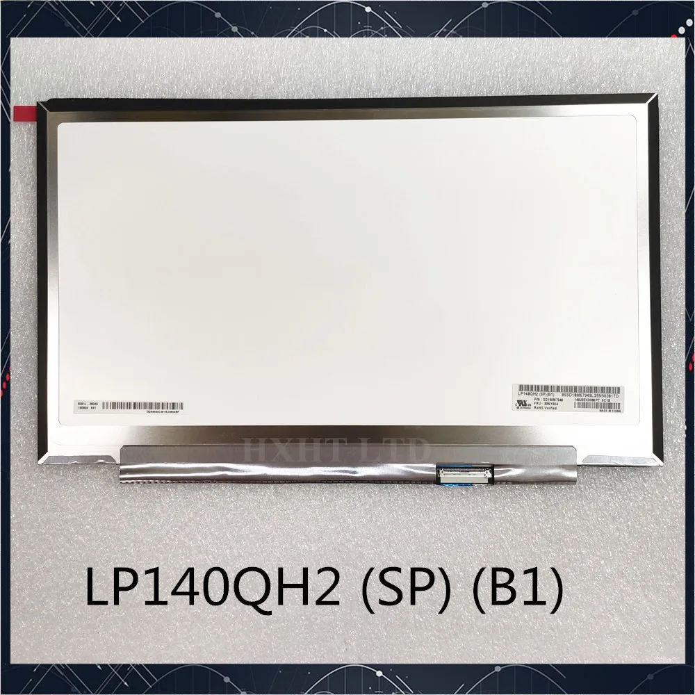 

Оригинальный светодиодный ЖК-экран A + 14 дюймов LP140QH2 SP B1 2560*1440 40pin FRU 00NY664 00NY681 01YN128 для Lenovo X1 Carbon T480S, протестирован