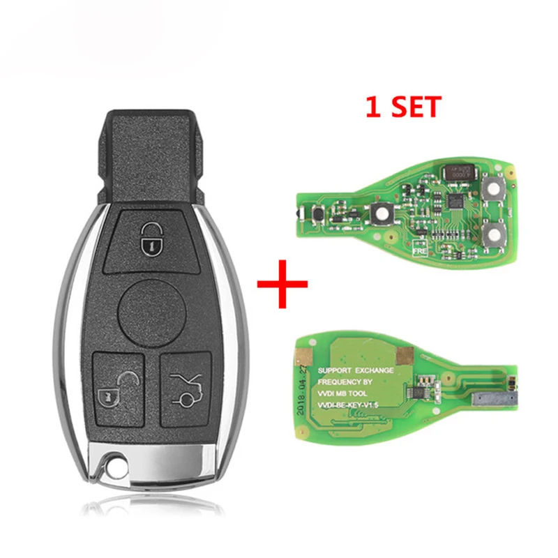 XHORSE VVDI BE ключ BGA полубесключевой умный дистанционный для Benz PCB чип MB корпус|Ключ от