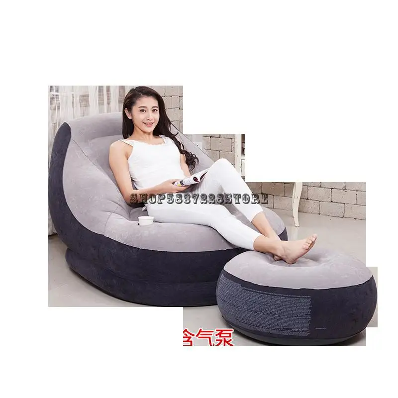Intex Lazy Sofa Tatami Inflatable Creative Small Family Seat Single Lovely Folding Couch Bed | Bean Bag Sofas