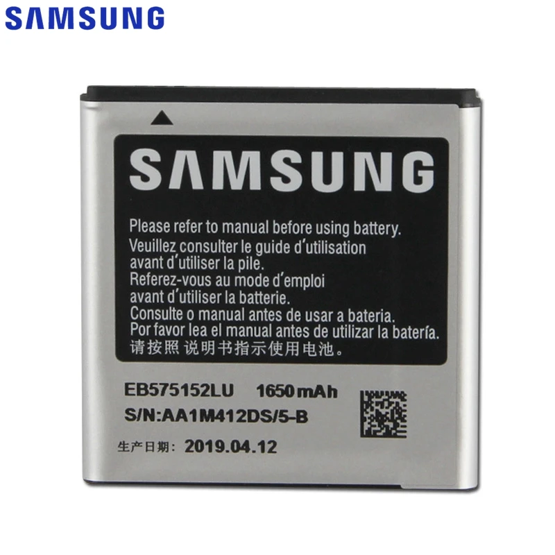 Оригинальный аккумулятор Samsung EB575152LU для Galaxy S I919U I9000 i9001 I9003 I589 I8250 EB575152VA/VU телефона