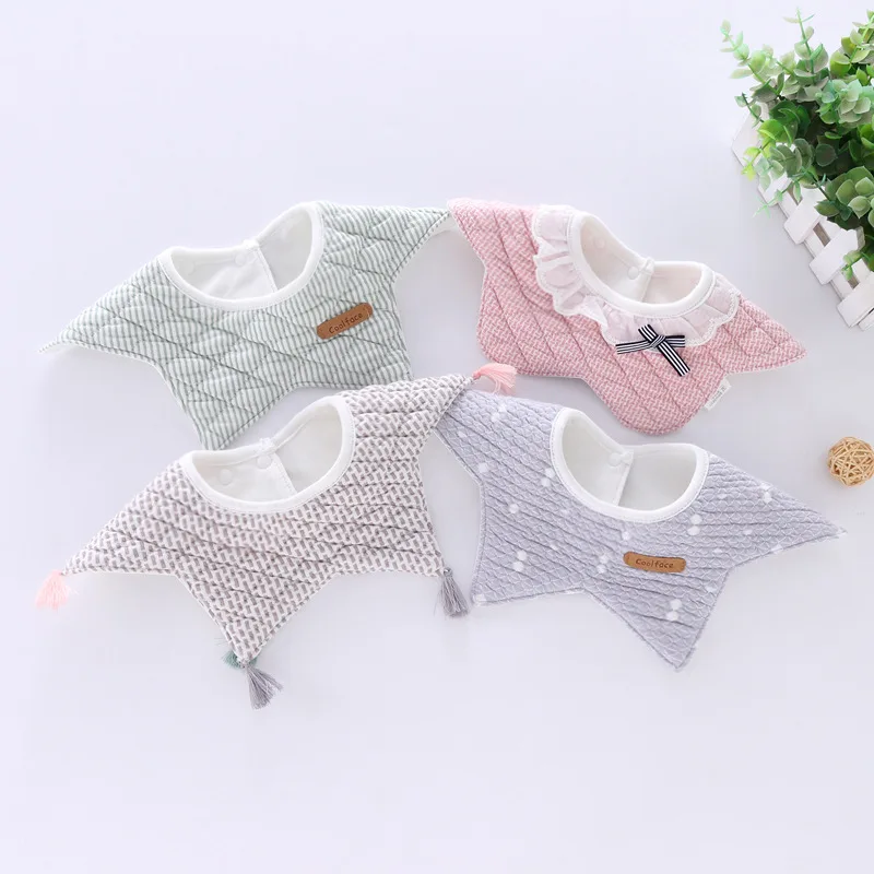 

Spring And Autumn New Waterproof Baby Bibs Pure Cotton Feeding Cloth Bibs Washable Baby Bibs Babies Towel Boys And Girls Saliva