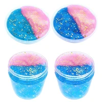 60120ml glitter starry slime mud clay craft stress reliever kids sludge toy hand fidget toy slime toy antistress for children