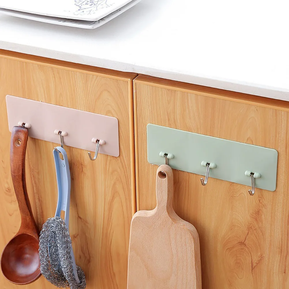 Самоклеящаяся настенная сумка для одежды вешалка ключей наушников ванная
