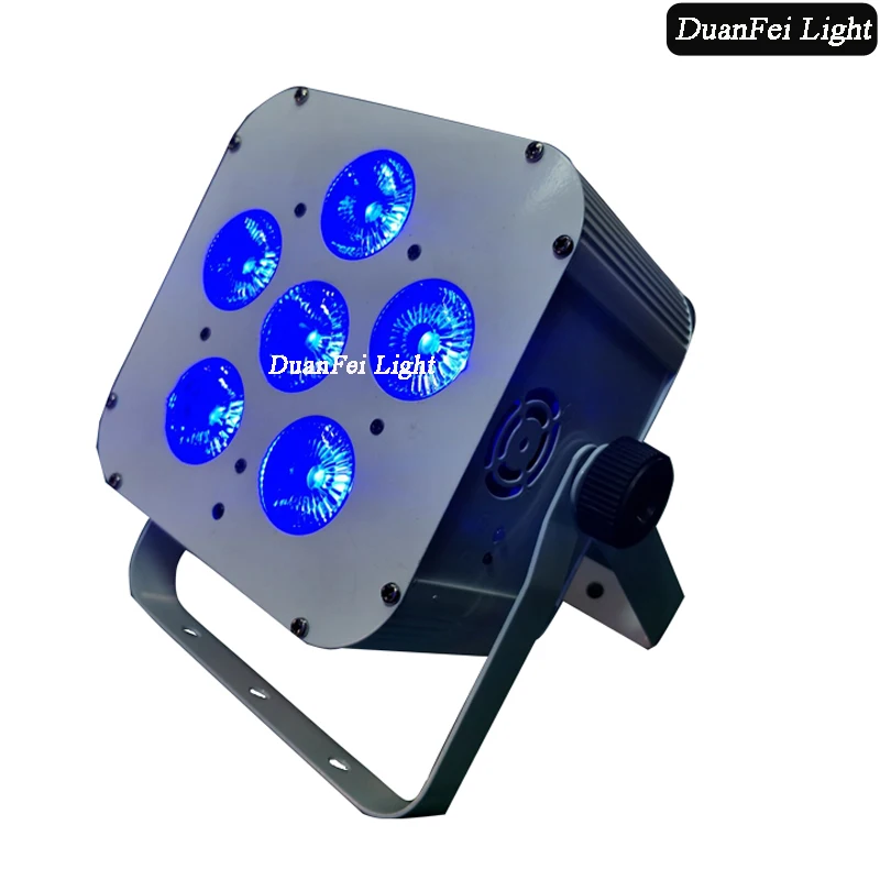 С chargeing Flycase 12 шт. 8 приложение дистанционного беспроводной led мыть par 6X18 Вт rgbwa
