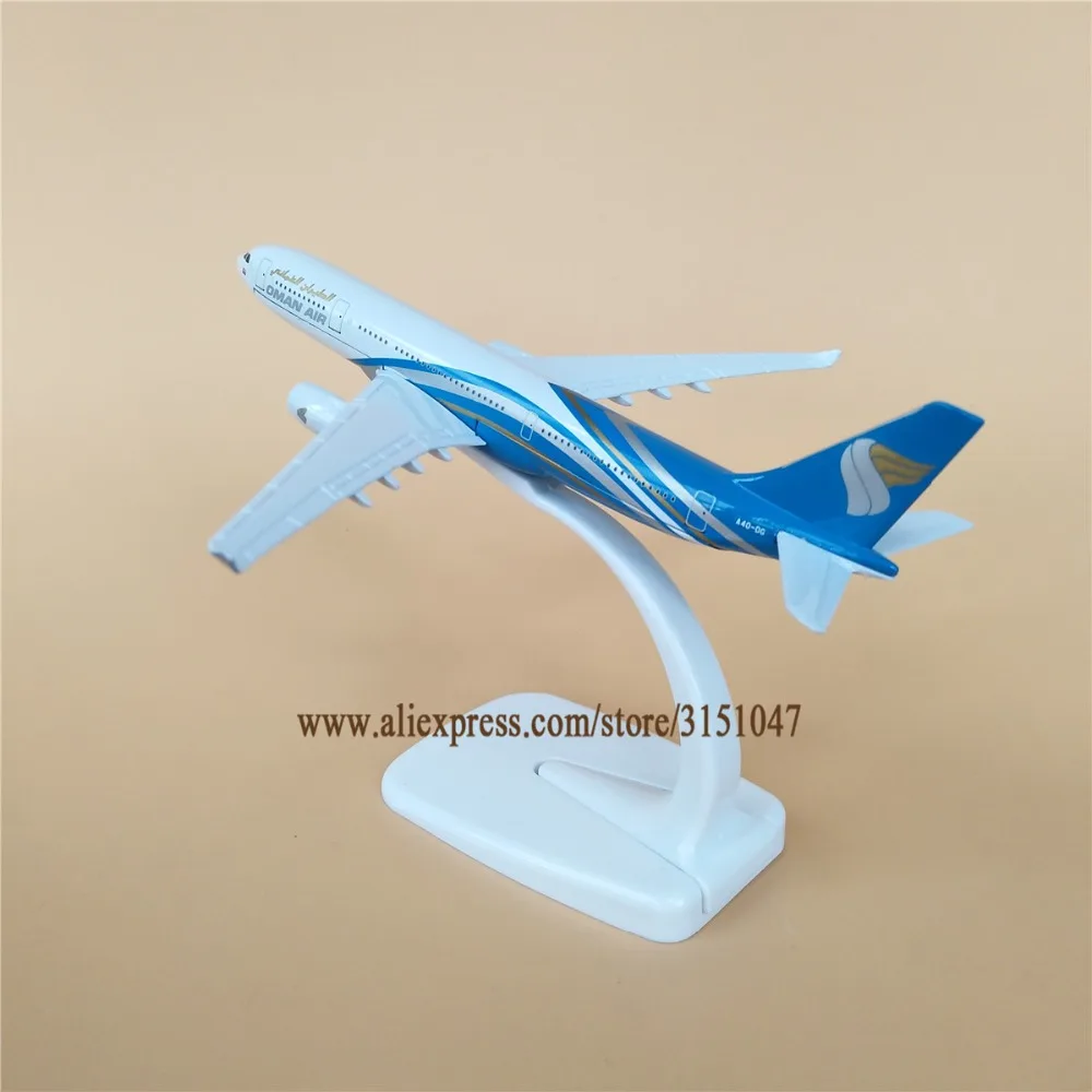 Модель самолета 16 см Oman Air Airlines модель аэробука 330 A330 из металлического сплава