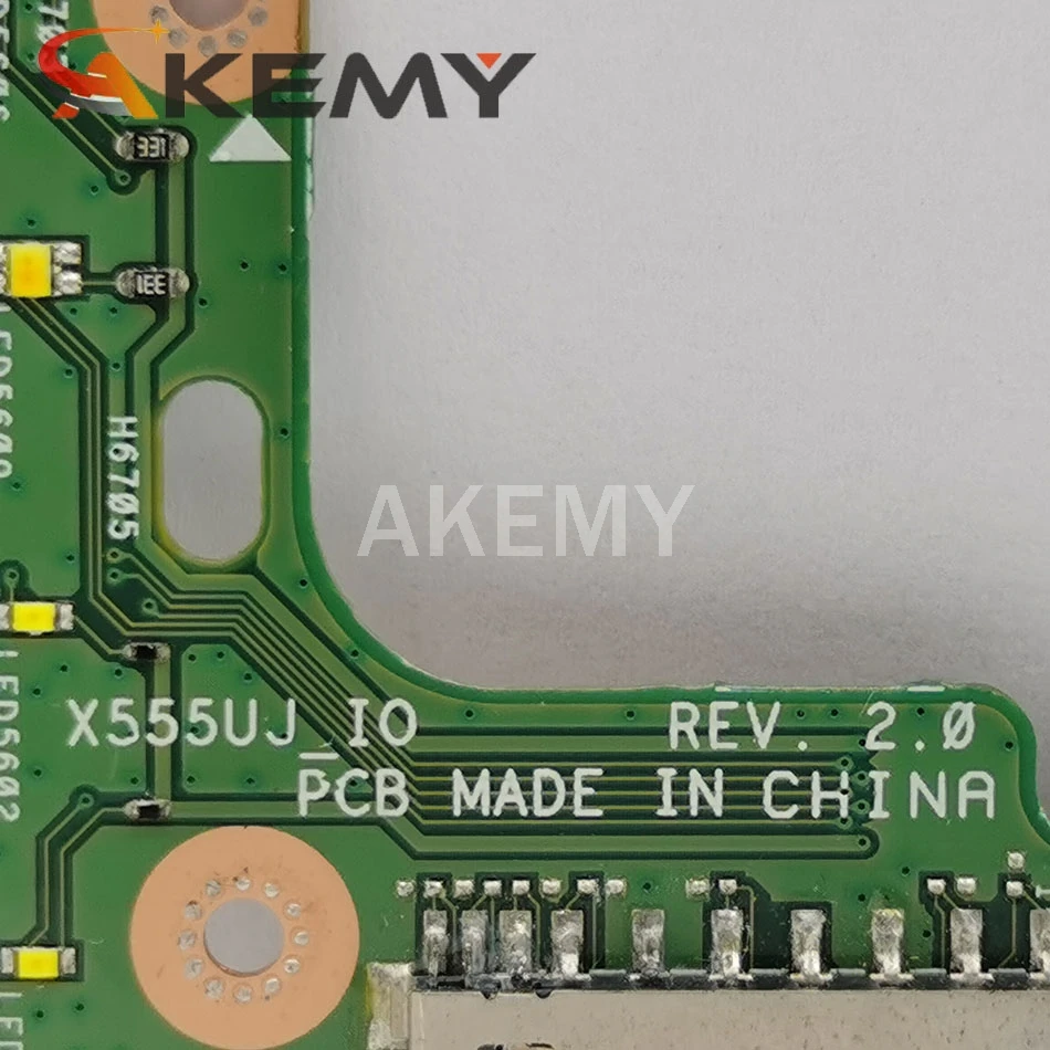 

1-10 pcs New Original Akemy For ASUS X555 X555U X555UJ_IO USB AUDIO CARD READER BOARD With Cable REV:2.0 MB 100%Tested Fast Ship