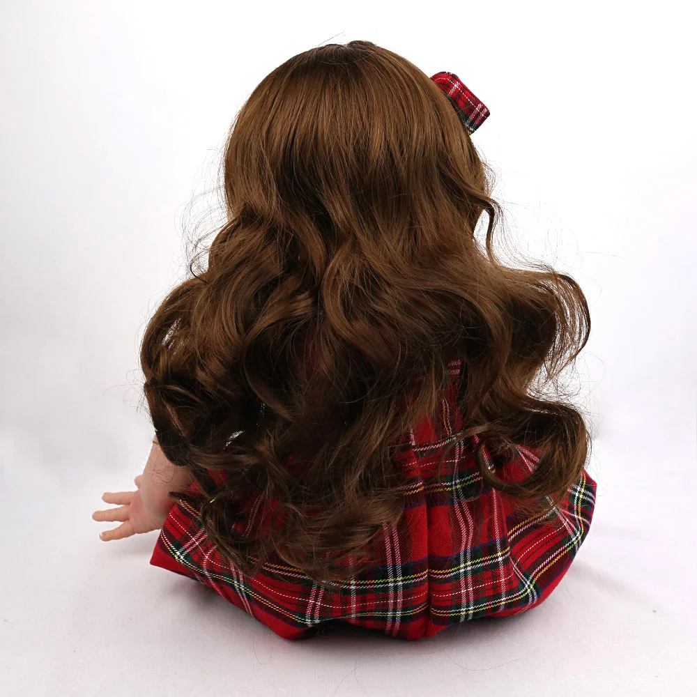 Kaydora кукла в стиле принцессы с длинными волосами малыш реборн силиконовая