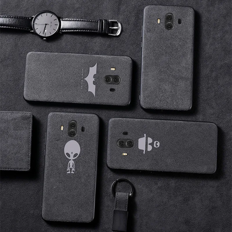 Suede Fur Leather Case For Huawei P10 Plus P20 P30 Pro Mate 10 20 30 Matte Soft Cover Honor V9 V10 V20 P Smart Coque |
