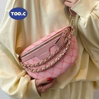 2021 luxury women bag high quality waist bags thick chain shoulder crossbody chest bag female belt sac designer brand handbag