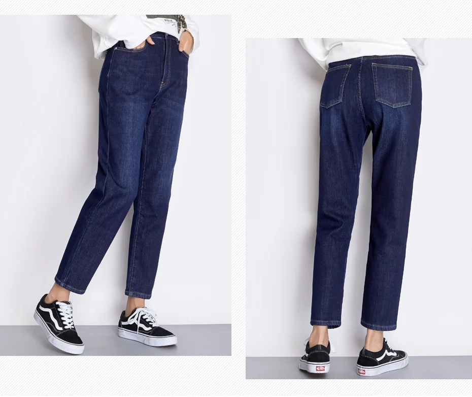 LEIJIJEANS, зимние, большие размеры, женские, низкие, эластичные, высокая талия, свободные, зауженные брюки, темно-серые, белые и вельветовые, теплые джинсы