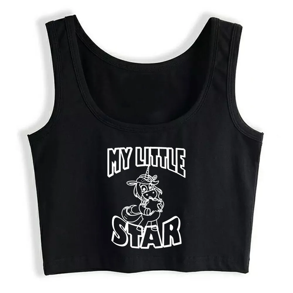 

Crop Top Women My Little Star Harajuku Tank Top Women Funny Women Clothes