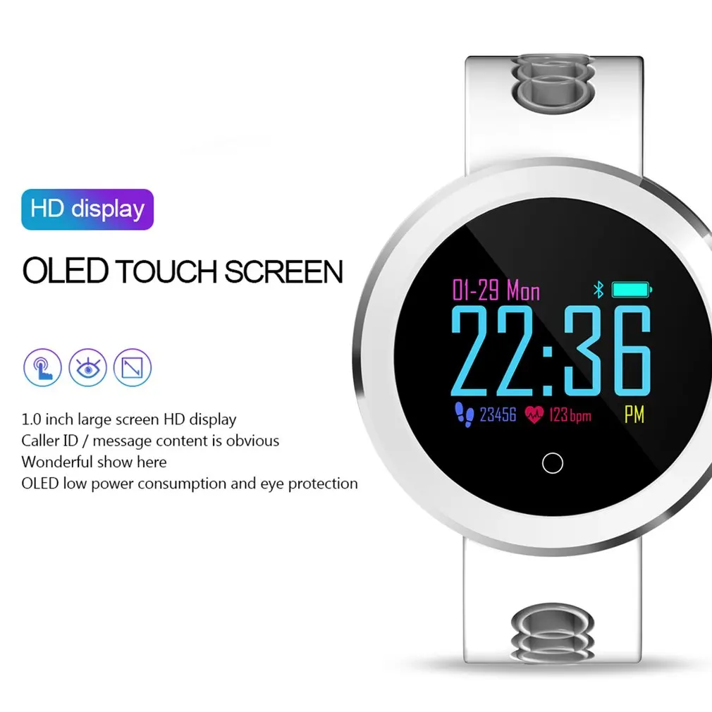 0 95 дюймов OLED Bluetooth Смарт часы IP68 Водонепроницаемые Q8 pro мужские и женские