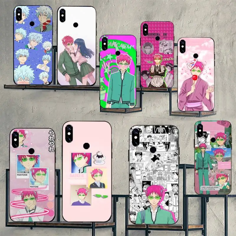 

The Disastrous Life Saiki Kusuo anime Phone Case For Xiaomi Redmi note 7 8 9 t s 10 A pro lite funda shell coque cover
