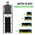 Kebidu высокоскоростной M2 SSD чехол SATA шасси M.2 к USB 3,0 SSD адаптер 5 Гбитс для PCIE NGFF SATA M  B Ключ SSD диск коробка