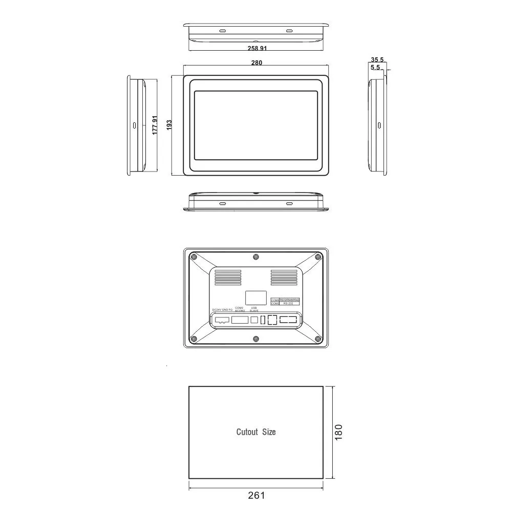 Kinco MT4532T MT4532TE HMI Сенсорный Экран 10,1 дюймов 1024*600 Ethernet 1 USB хост интерфейс человека машины Newcarve