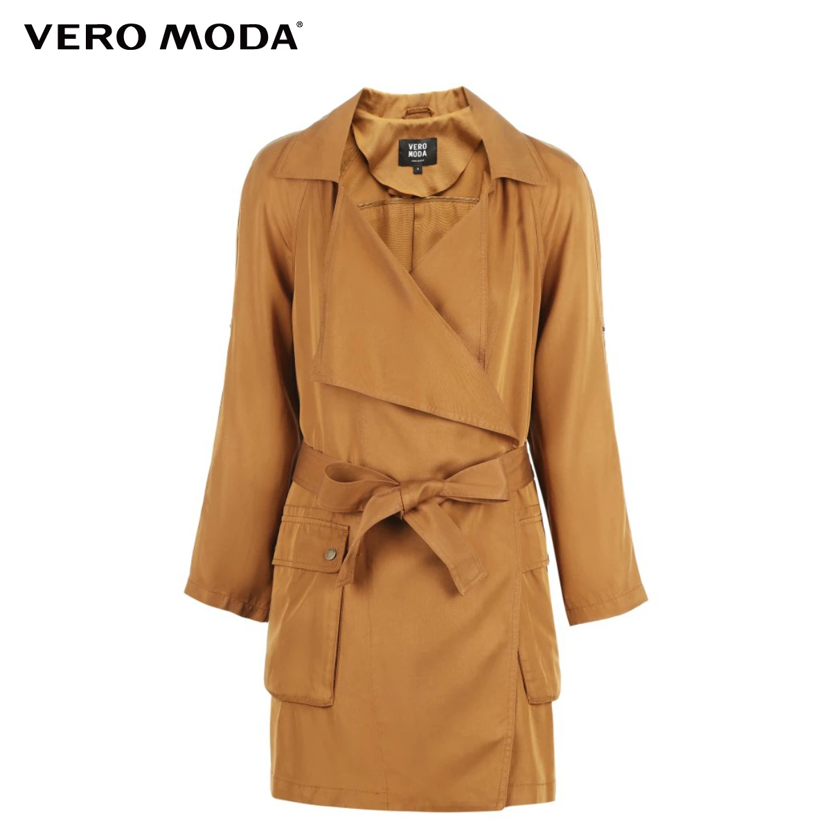 Женский винтажный Тренч с лацканами и регулируемыми рукавами Vero Moda 319117503 |