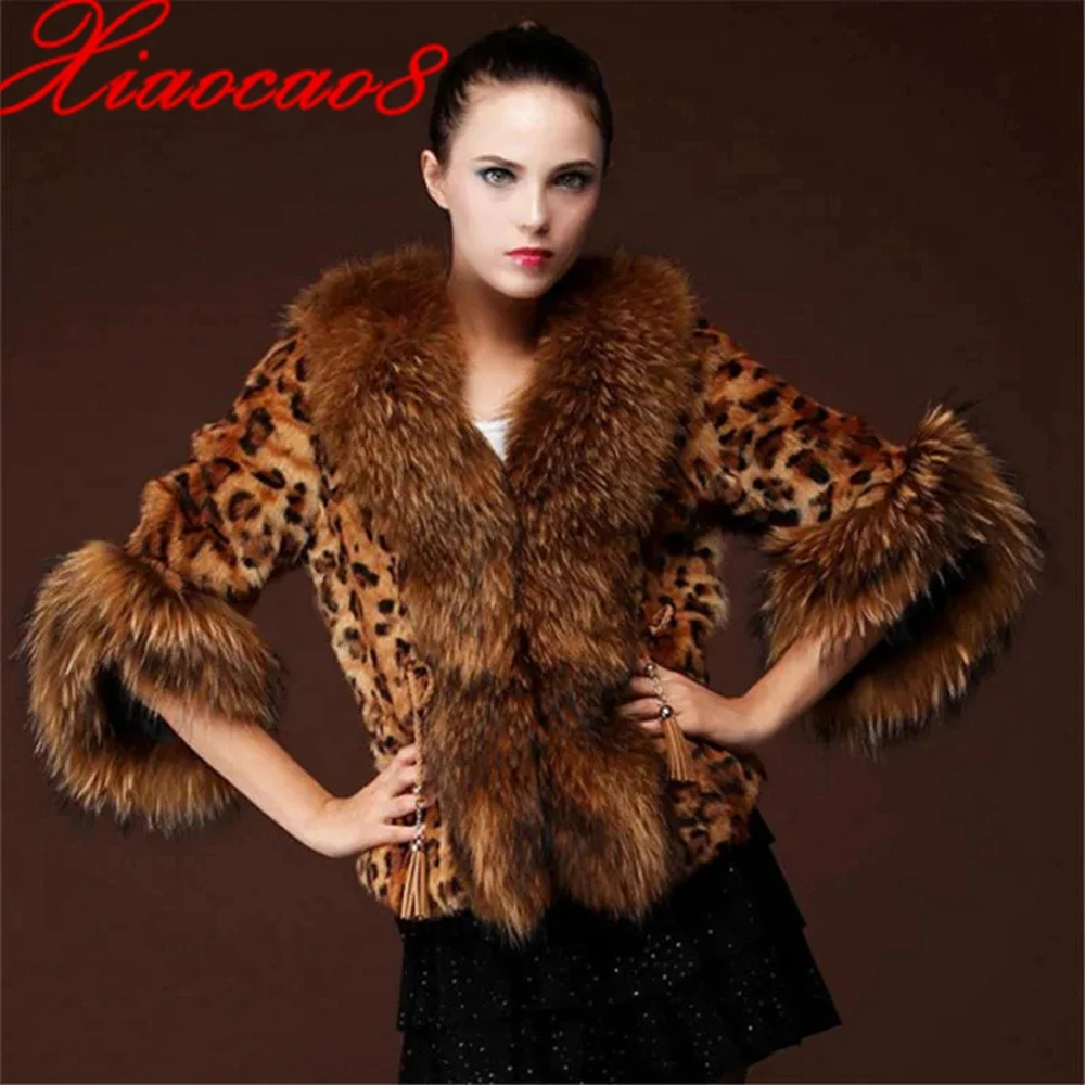 

2021 New Fashion Fox Faux Fur Coat Women Three Quarter Short Jacket Oversize V Neck High Street Winter Coat For Women Outwear