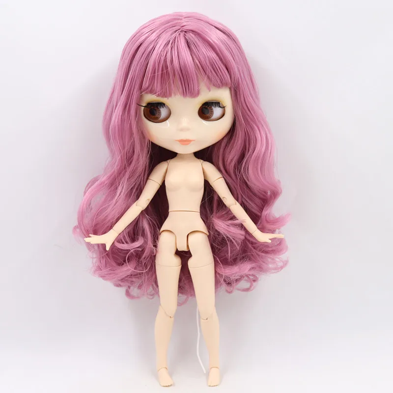 Nude doll ICY Blyth кукла Обнаженная тела 30 см игрушки BJD белое блестящее лицо с дополнительными руками AB и Лицевая панель 1/6 DIY модные куклы подарок для девочки - Цвет: Nude doll