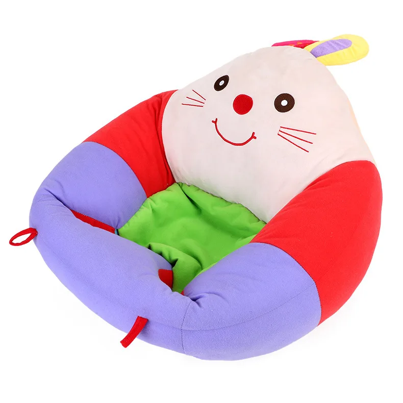 rabbit Портативный детский диван-стул с наполнением хлопковое кресло детское поддерживающее сиденье детское сидение детская Сидящая Подушка Bean Bag Декор детской комнаты - Цвет: rabbit