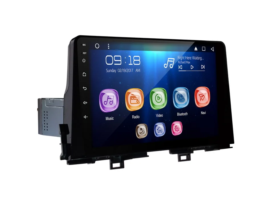 Автомобильный мультимедийный плеер allway 10 1 дюйма IPS экран Android 9 0 восемь ядер ОЗУ 2