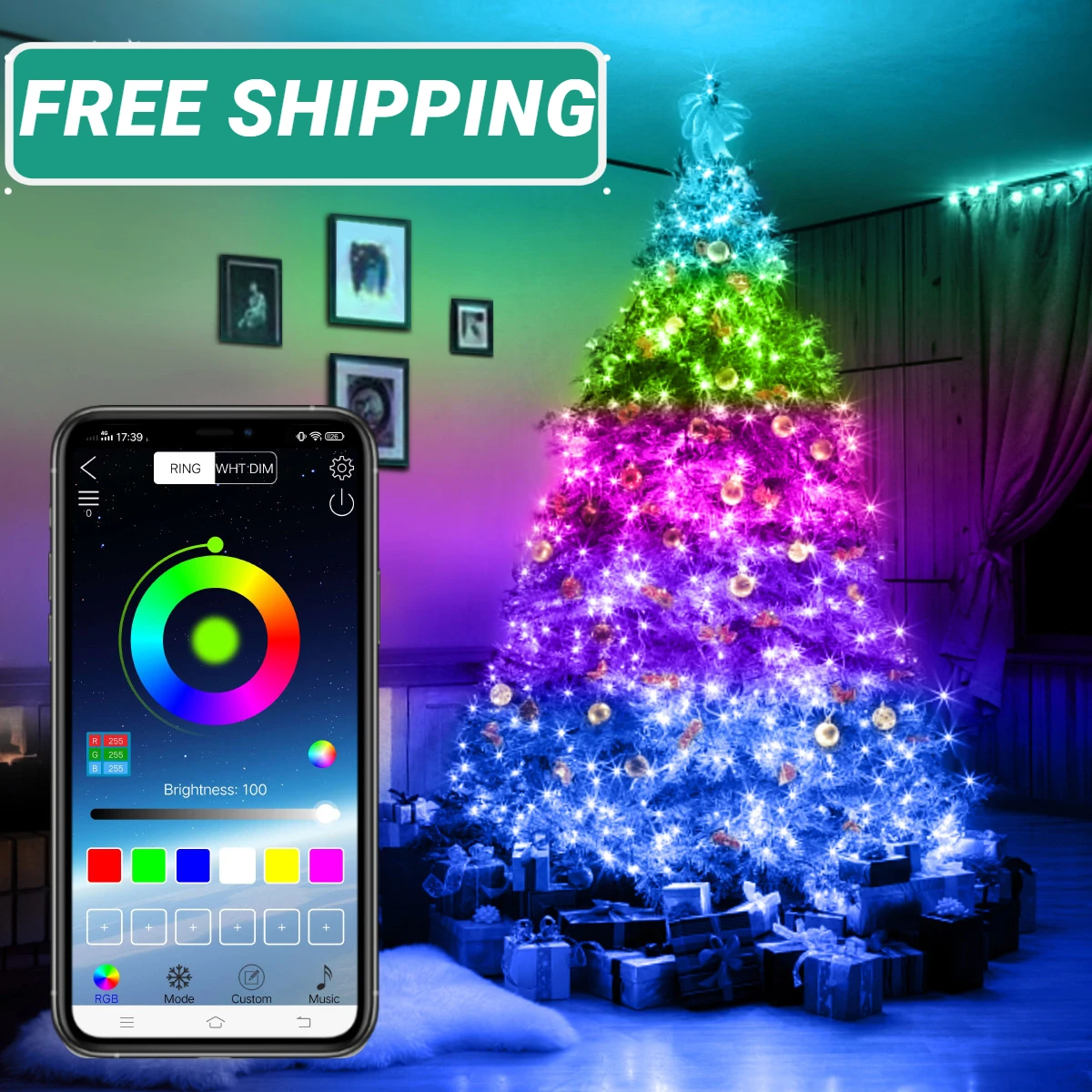 

LED String Light Christmas Decoration Garland 16+ Lighting Modes Fairy Lights Wedding Home Decor Holiday Light IP65 Waterproof