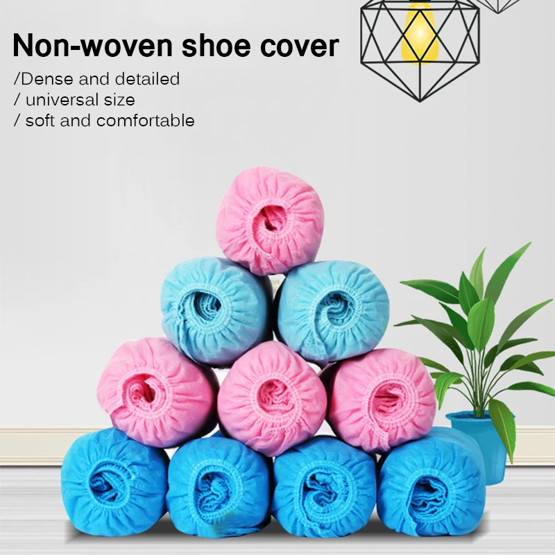 100 шт./компл. пластиковые водонепроницаемые одноразовые бахилы для дождливого