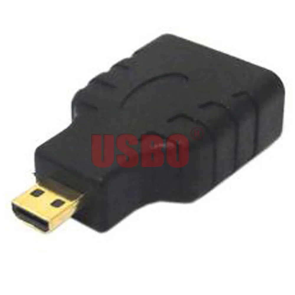 Высокое качество Черный 1 4 в позолоченный HDMI кабель передачи данных разъем Micro