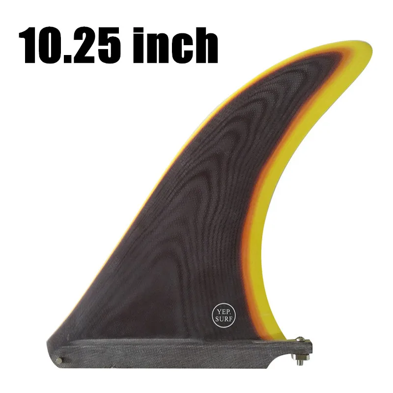 Brown 10.25 inch " /8"/" /11" серфинговая доска для серфинга, одна коробка, плавник для серфинга, Лонгборд, длина 10,25 дюймов, sup, аксессуары, производительность, стиль noserider - Цвет: Brown 10.25 inch
