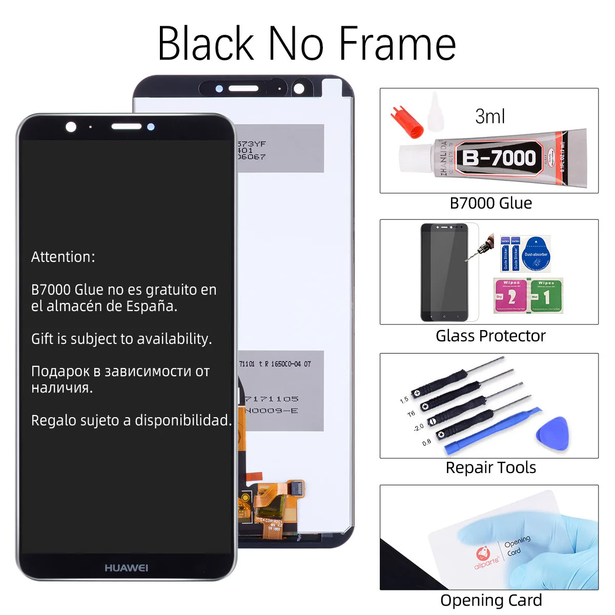 No Frame Black Дисплей для HUAWEI P Smart Enjoy 7S FIG LX1 fig-lx3 fig-lx1 LCD в сборе с тачскрином на рамке 5.65'' черный белый синий золото - Цвет: No Frame Black