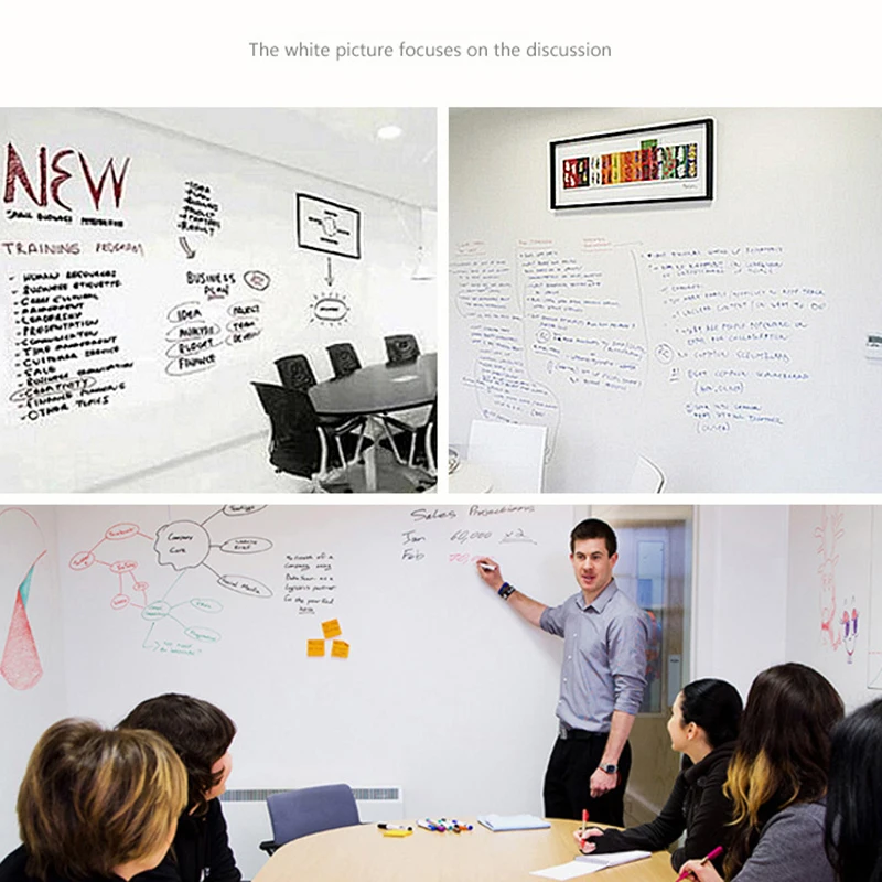 Съемная виниловая доска 60*200 см наклейка на стену стикер доску | Канцтовары для