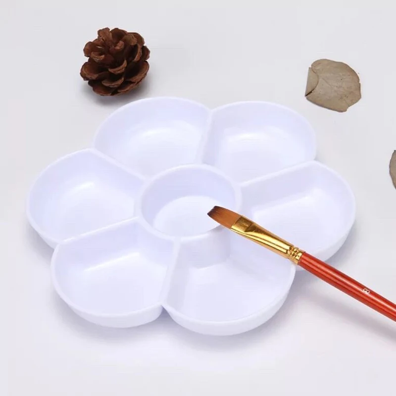 Палитра для рисования цветов сливы поднос искусственная керамика акварели гуаши