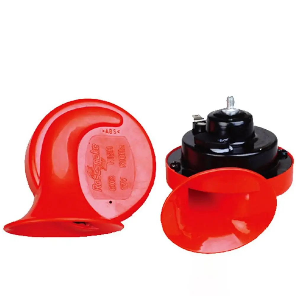 Низкая цена 1 пара высоких и низких Электрический автомобильный клаксон Улитка