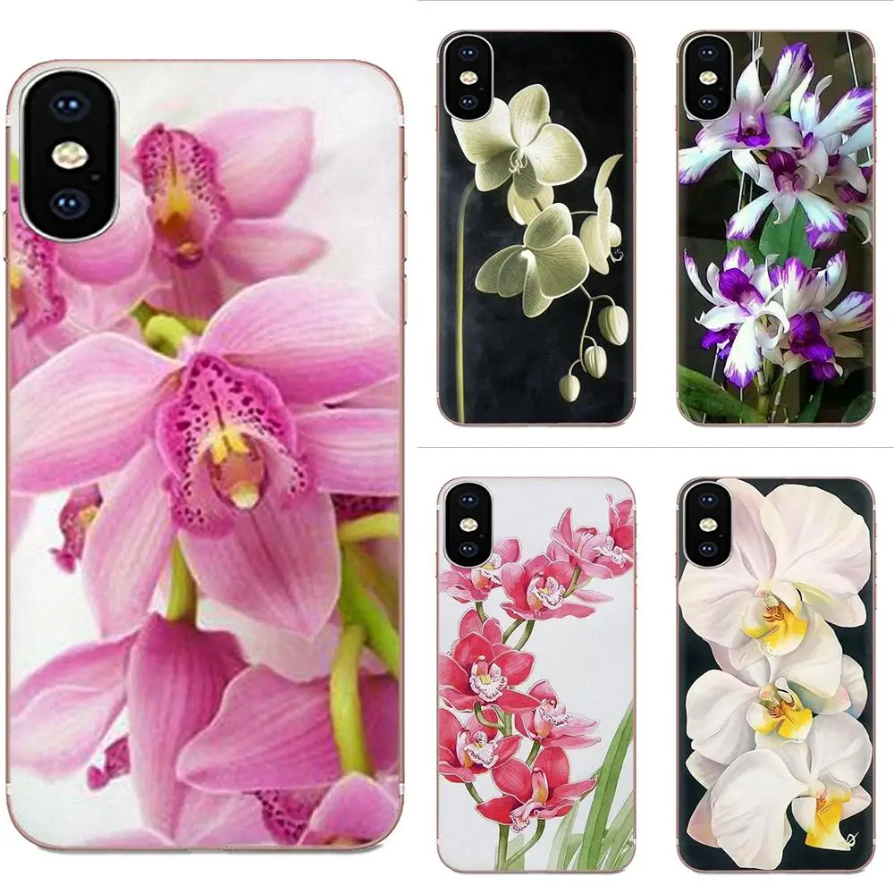Orchid Flowers Colorful TPU Skin Case For Xiaomi Redmi Note 2 3 3S 4 4A 4X 5 5A 6 6A Pro Plus | Мобильные телефоны и