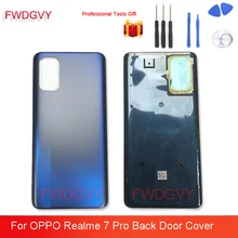 Original Back Door Cover For OPPO Realme 7 Pro Rear Battery Housing Mobile Phone Case Replacement For Realme 7 Pro RMX2170