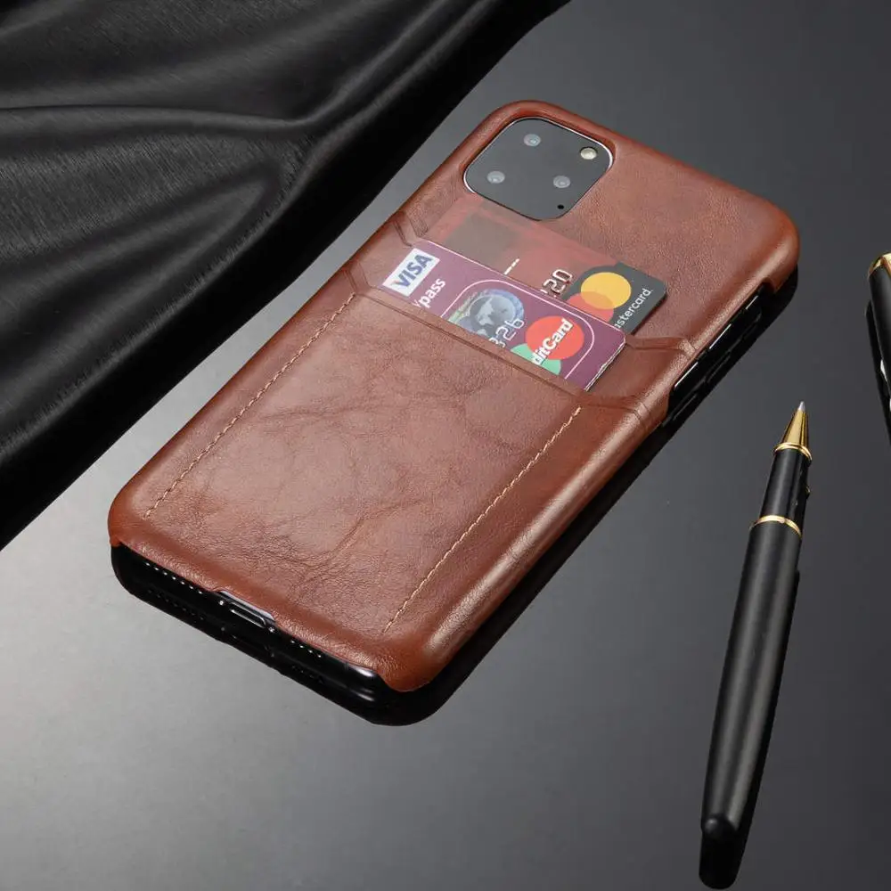 Luxury PU Leather Phone Case For iPhone 7 Plus Wallet Card Back Cover 11 11Pro MAX X XR XS 8 6 6S Coque |