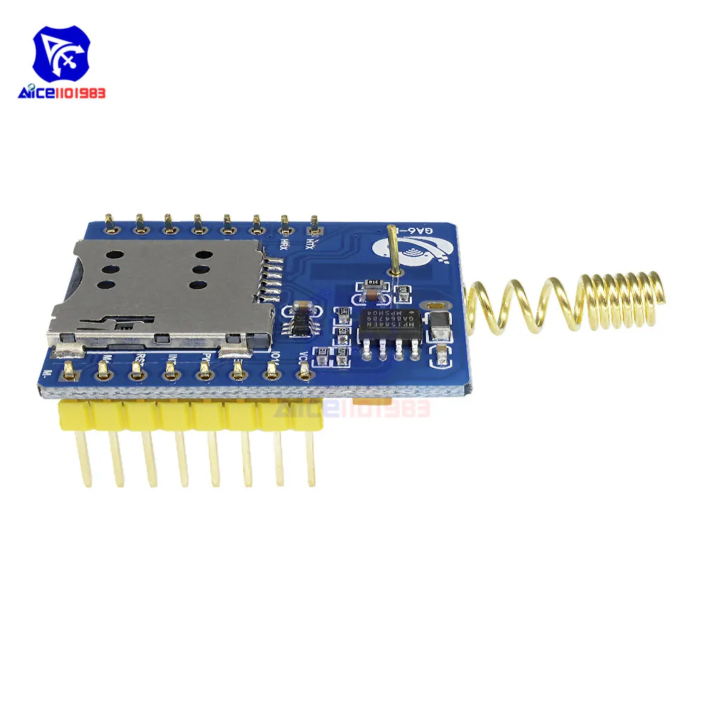 Diymore GA6 B Mini GSM GPRS модуль разработки смс четырехдиапазонная плата замена SIM800L для