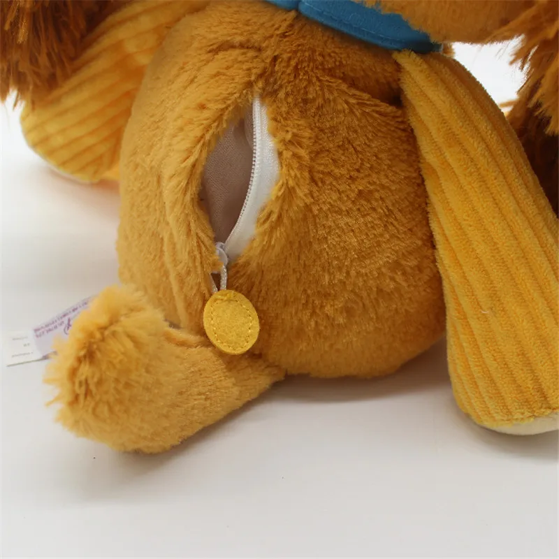 

1piece 35cm very soft cute dog Lady and the Tramp the lady dog with a pocket on back plush soft toys