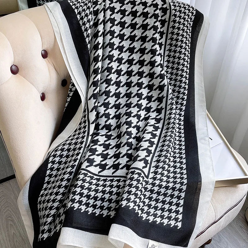

New 2021 Fashion cotton Women Scarf Beach Hijab Shawls and Wraps Female Foulards Echarpe Lady High Quality Headband 180*90cm