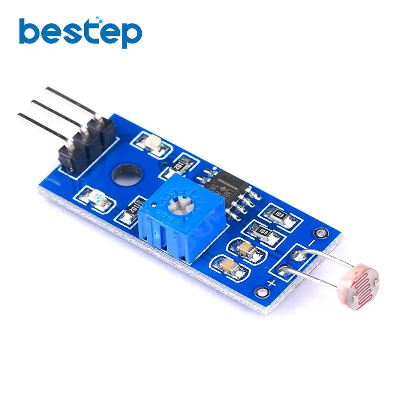 10PCS Optical Sensitive Resistance Light Detection Photosensitive Sensor Module for arduino 3pin DIY Kit | Электронные